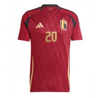 Belgien Lois Openda #20 Heimtrikot EM 2024 Kurzarm